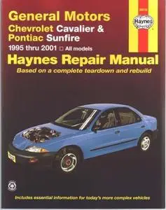 General Motors Chevrolet Cavalier, Pontiac Sunfire 1995 thru 2001, all models. Haynes Repair Manual.