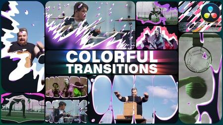 Colorful Transitions for DaVinci Resolve 51868965