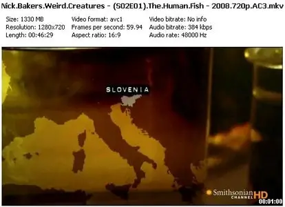 Nick Baker's Weird Creatures - (S02E01) The Human Fish [2008]