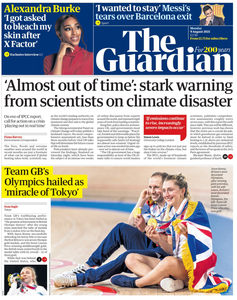 The Guardian – 09 August 2021