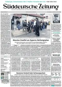 Süddeutsche Zeitung vom Freitag, 22. März 2013