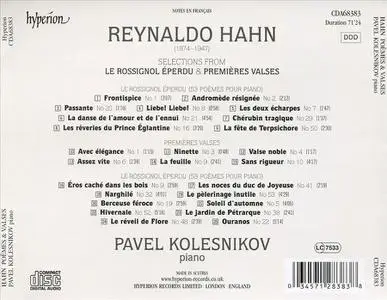 Pavel Kolesnikov - Reynaldo Hahn: Poèmes & Valses (2022)