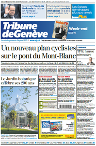 Tribune de Genève du Samedi 13 et Dimanche 14 Mai 2017