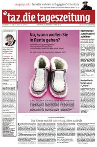 Tageszeitung TAZ vom 29 Dezember 2011