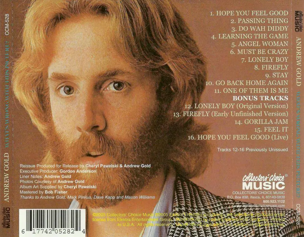 Andrew Gold Whats Wrong With This Picture 1976 [2005 Remastered