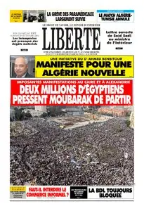 LA LIBERTE' 01 02 Février 2011
