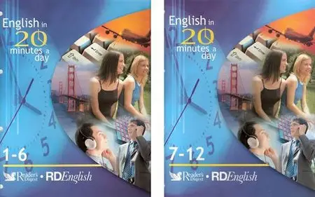English in 20 Minutes a Day • Books 1-12 with Audio CDs (for Russians and Bulgarians)
