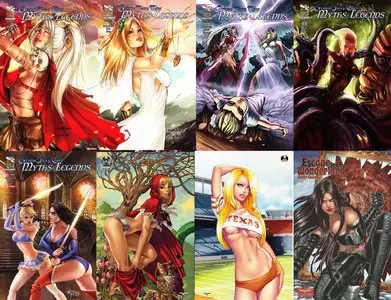 Grimm Fairy Tales: Myths & Legends #22-25 y Cover Gallery 2010