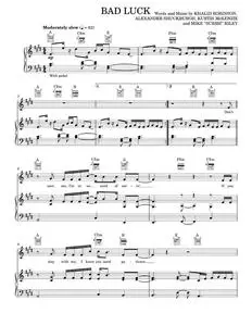 Bad luck - Khalid (Piano-Vocal-Guitar)
