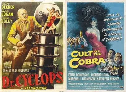Dr. Cyclops (1940) + Cult of the Cobra (1955)