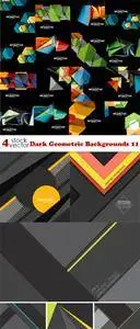 Vectors - Dark Geometric Backgrounds 11
