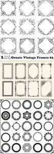 Vectors - Ornate Vintage Frames 63