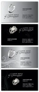 Business Card PSD Templates - Jewelry