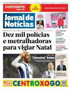 Jornal de Notícias - 16 de dezembro de 2016