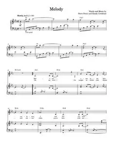 Melody - Rock Of Ages Musical, Steve Perry (Piano-Vocal-Guitar)