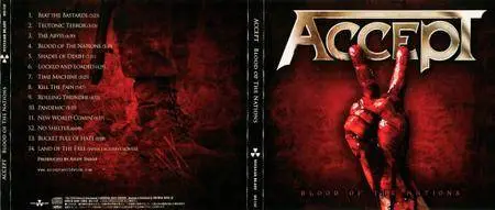 Accept - Blood Of The Nations (2010) [Japan SHM-CD, 1st press, Digipak]