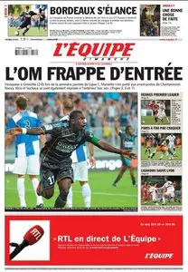 L'Équipe, du Dimanche 09 Aout 2009.