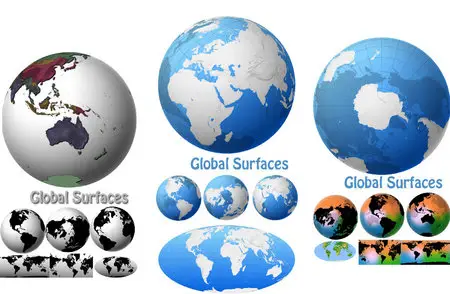 Global Surfaces 2,3,4