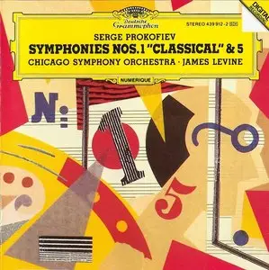 Prokofiev · Symphonies Nos. 1 'Classical'  & 5 · CSO · James Levine