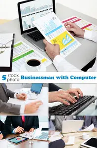 Photos - Businessman with Computer