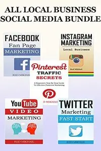 All local Bussiness Focused Social Bundle: Facebook, Twitter, Instagram, Youtube and Pinterest for Local Business Owners