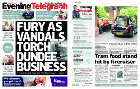 Evening Telegraph Late Edition – August 13, 2019