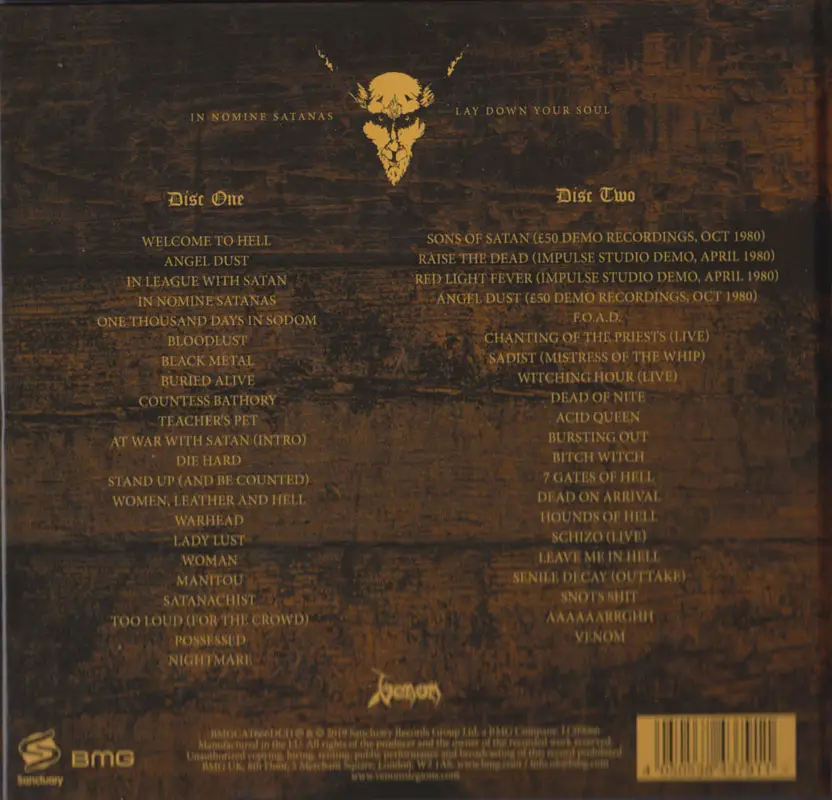 Venom - In Nomine Satanas: The Neat Anthology (2019)