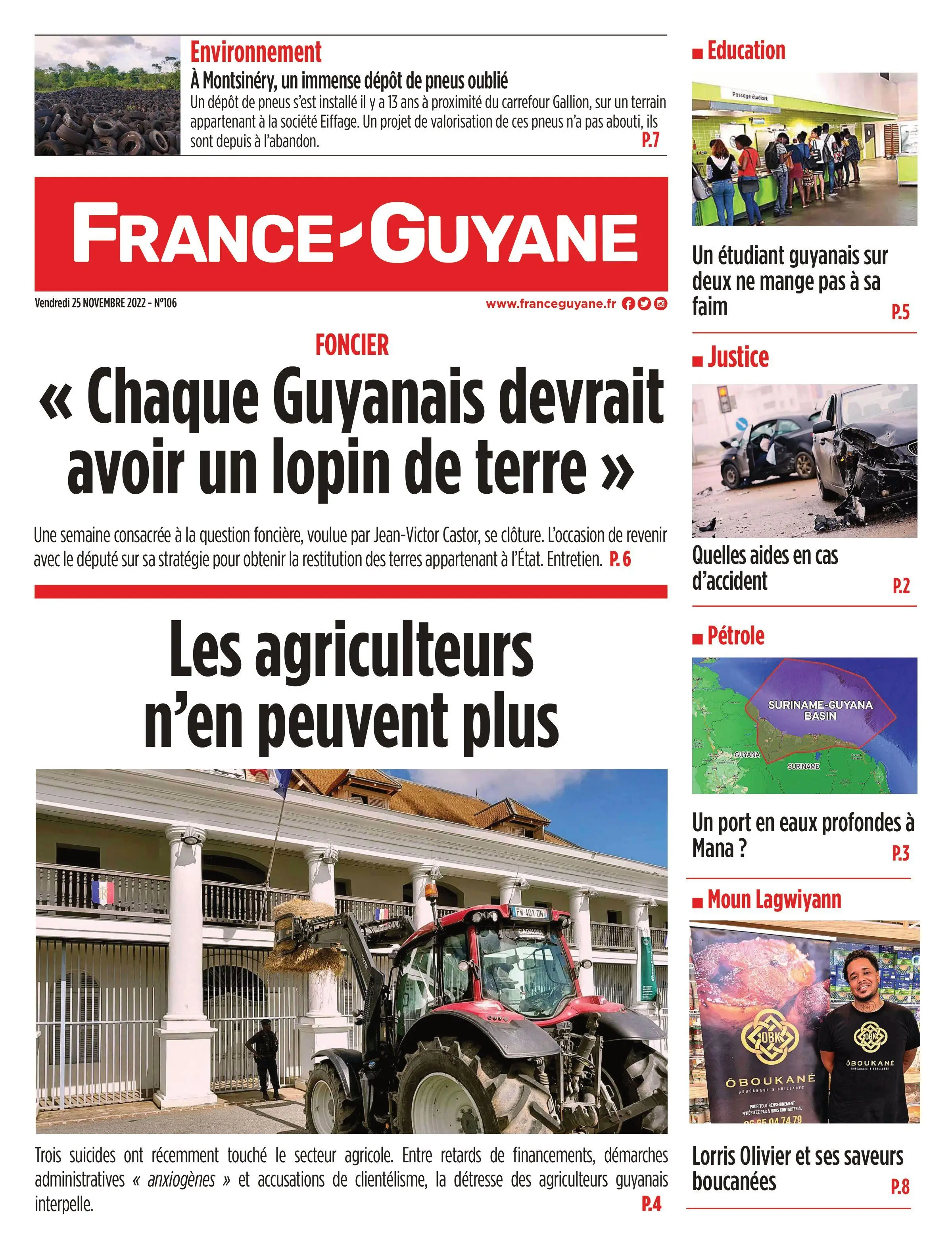 France-Guyane l'hebdo – 25 novembre 2022
