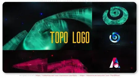 Topographic Lines - Logo Reveal 52516645