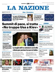 La Nazione Pisa Pontedera - 20 Agosto 2025