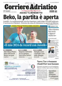 Corriere Adriatico Ascoli - 26 Novembre 2024