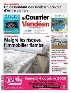 Le Courrier Vendéen - 25 Septembre 2025
