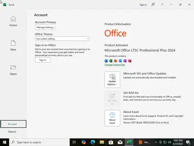 Windows 10 Pro 22H2 build 19045.6216 With Office 2024 Pro Plus (x64) Multilingual Preactivated August 2025