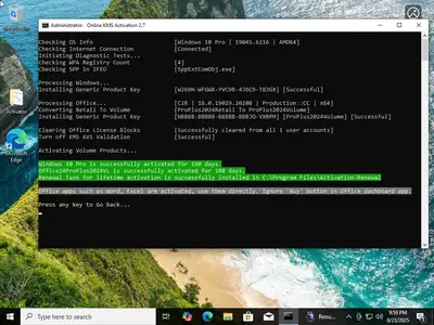 Windows 10 Pro 22H2 build 19045.6216 With Office 2024 Pro Plus (x64) Multilingual Preactivated August 2025
