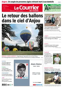 Le Courrier de l'Ouest Angers - 23 Août 2024