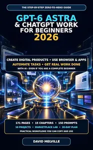 GPT-6 Astra & ChatGPT Work for Beginners 2026: The Complete Step-by-Step Guide to Research, Create Documents, Analyse Files