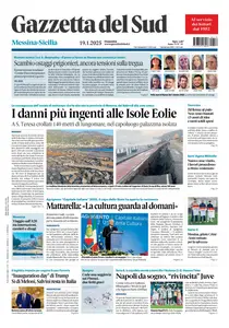 Gazzetta del Sud Messina - 19 Gennaio 2025