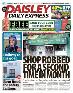 Paisley Daily Express - 23 April 2026