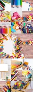 Stock Photo - School Supplies