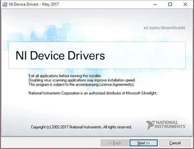 NI Device Drivers 2017.05 (version 17.5)