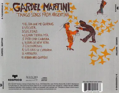 Gardel Martini - Tango Songs From Argentina (2007)