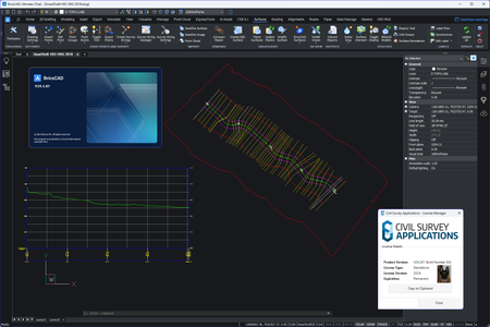 Civil Survey Solutions Civil Site Design 24.201 for BricsCAD