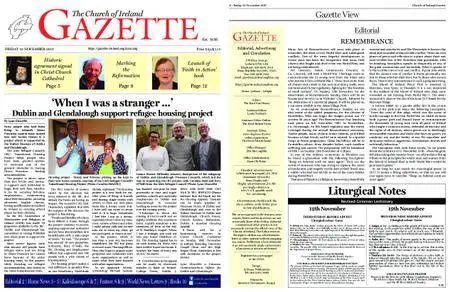 The Church of Ireland Gazette – November 10, 2017