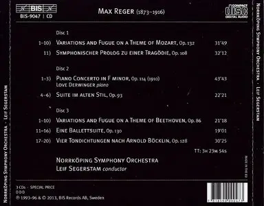 Max Reger - Norrköping SO, Segerstam - Orchestral Works (2013, BIS # BIS-CD-9047)