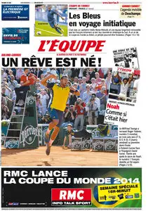 L'Equipe - Mercredi 5 Juin 2013