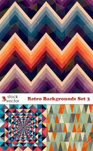 Vectors - Retro Backgrounds Set 3