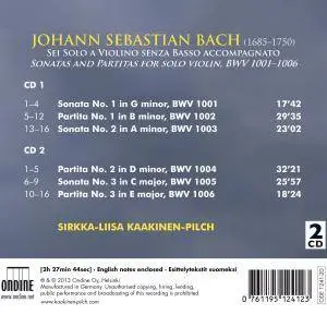 Sirkka-Liisa Kaakinen-Pilch - Bach: Sonatas & Partitas (2013) [Official Digital Download 24/96]