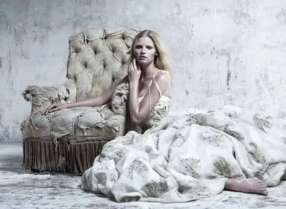 Lara Stone by Willy Vanderperre for Vоgue China December 2010