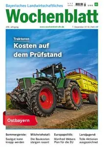 Bayerisches Landwirtschaftliches Wochenblatt Ostbayern - 06. Dezember 2018