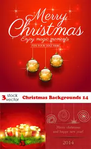 Vectors - Christmas Backgrounds 14